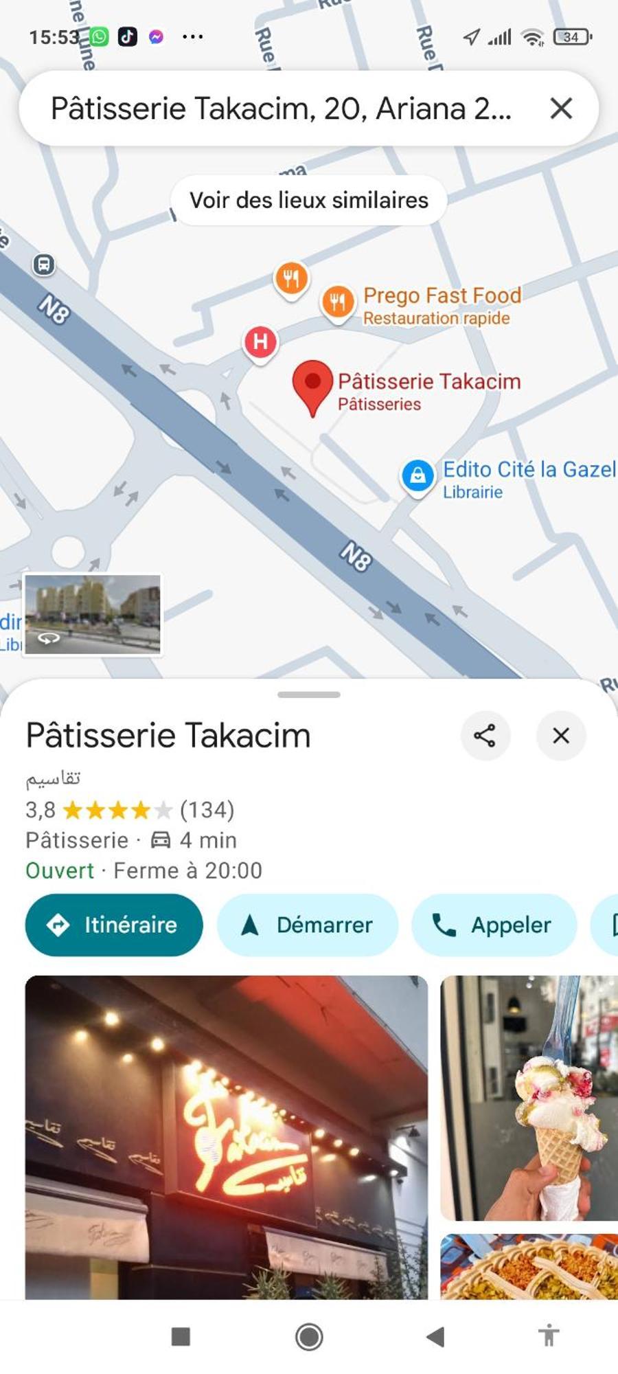 Etage De Villa Avec Jardin, Pres De L'Aireport Et Parking Prive Ariana Dış mekan fotoğraf